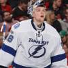 OTTAWA, ON - MARCH 14:  Andrei Vasilevskiy #88 of the Tampa Bay Lightning looks on during a stoppage in play  against the Ottawa Senators at Canadian Tire Centre on March 14, 2017 in Ottawa, Ontario, Canada.  (Photo by Andre Ringuette/NHLI via Getty Images)