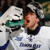 UNIONDALE, NY - APRIL 06: Ben Bishop #30 of the Tampa Bay Lightning skates against the New York Islanders at Nassau Veterans Memorial Coliseum on April 6, 2013 in Uniondale, New York. The Islanders defeated the Lightning 4-2. (Photo by Mike Stobe/NHLI via Getty Images)