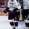 ST. PETERSBURG, FL - OCTOBER 16:  Bill McDougall #11 of the Tampa Bay Lightning skates on the ice during an NHL game against the Ottawa Senators on October 16, 1993 at the Thunderdome Tropicana Field in St. Petersburg, Florida.  (Photo by B Bennett/Getty Images)
