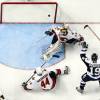 TAMPA, FL - MAY 27:  Brad Richards #19 of the Tampa Bay Lightning celebrates after scoring a goal past Rhett Warrener #44 and goaltender Miikka Kiprusoff #34 of the Calgary Flames during the third period in Game two of the 2004 NHL Stanley Cup Finals on May 27, 2004 at the St. Pete Times Forum in Tampa, Florida.  The Lightning defeated the Flames 4-1.  (Photo by Jeff Gross/Getty Images)