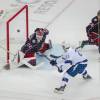 COLUMBUS, OH - APRIL 16: Tampa Bay Lightning center Brayden Point (21) shoots and scores on Columbus Blue Jackets goaltender Sergei Bobrovsky (72) in the Stanley Cup first round playoff game four between the Columbus Blue Jackets and the Tampa Bay Lightning on April 16, 2019 at Nationwide Arena in Columbus, OH. (Photo by Adam Lacy/Icon Sportswire via Getty Images)