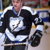 TORONTO, ON - FEBRUARY 21: Brian Bellows #23 of the Tampa Bay Lightning skates against the Toronto Maple Leafs during NHL game action on February 21, 1996 at Maple Leaf Gardens in Toronto, Ontario, Canada. (Photo by Graig Abel/Getty Images)