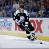 26 Mar 1998:  Defenseman Cory Cross of the Tampa Bay Lightning in action during a game against the St. Louis Blues at the Kiel Center in St. Louis, Missouri. The Blues defeated the Lightning 3-2. Mandatory Credit: Elsa Hasch  /Allsport