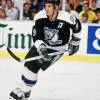 BOSTON, MA. - 1990's: Denis Savard #9 of the Tampa Bay Lightning skates against the Boston Bruins at Fleet Center in Boston.  (Photo by Steve Babineau/NHLI via Getty Images)