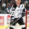 BOSTON, MA - 1990's: Dino Ciccarelli #22 of the Tampa Bay Lightning skates in game against the Boston Bruins at the Boston Garden.  (Photo by Steve Babineau/NHLI via Getty Images)