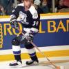 TORONTO, ON - FEBRUARY 21: Enrico Ciccone #39 of the Tampa Bay Lightning skates against the Toronto Maple Leafs during NHL game action on February 21, 1996 at Maple Leaf Gardens in Toronto, Ontario, Canada. (Photo by Graig Abel/Getty Images)