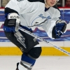 EAST RUTHERFORD, NJ - APRIL 14:  Eric Perrin #9 of the Tampa Bay Lightning skates during Game 2 of the 2007 Eastern Conference Quarterfinals against the New Jersey Devils on April 14, 2007 at Continental Airlines Arena in East Rutherford, New Jersey.  (Photo by Jim McIsaac/Getty Images)