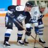 TORONTO, ON - FEBRUARY 7: Gerard Gallant #17 of the Tampa Bay Lightning skates against Mark Greig #11 of the Toronto Maple Leafs during NHL game action on February 7, 1994 at Maple Leaf Gardens in Toronto, Ontario, Canada. (Photo by Graig Abel/Getty Images)