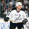 BOSTON, MA - 1990's: John Cullen #12 of the Tampa Bay Lightning skates in game against the Boston Bruins at the Fleet Center.  (Photo by Steve Babineau/NHLI via Getty Images)