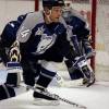 28 Oct 1998:   Defenseman Karl Dykhuis #14 of the Tampa Bay Lightning in action during the game against the Anaheim Mighty Ducks at the Arrowhead Pond in Anaheim, California. The Mighty Ducks defeated the Lightning 5-3. Mandatory Credit: Jeff Gross  /Allsport