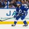 TAMPA, FL - NOVEMBER 19: Luke Witkowski #53 of the Tampa Bay Lightning skates against the New York Rangers during the first period at Amalie Arena on November 19, 2015 in Tampa, Florida. (Photo by Scott Audette/NHLI via Getty Images)