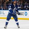 TAMPA, FL - NOVEMBER 29: Mark Barberio #8 of the Tampa Bay Lightning skates against the Pittsburgh Penguins during the third period at the Tampa Bay Times Forum on November 29, 2013 in Tampa, Florida. (Photo by Scott Audette/NHLI via Getty Images)