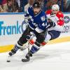 TAMPA, FL - NOVEMBER 26:   Nate Thompson #44 of the Tampa Bay Lightning controls the puck against Erik Gudbranson #44 of the Florida Panthers during the first period at the St. Pete Times Forum on November 26, 2011 in Tampa, Florida.  (Photo by Scott Audette/NHLI via Getty Images)