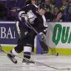 8 Feb 2001:  Paul Mara #2 of the Tampa Bay Lightning takes a shot against the St. Louis Blues during the third period at the Savvis Center in St. Louis, Missouri.  The St. Louis Blues beat the Tampa Bay Lightning 4-1. DIGITAL IMAGE. Mandatory Credit: Elsa/ALLSPORT