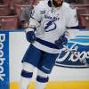 SUNRISE, FL - MARCH 12: Radko Gudas #75 of the Tampa Bay Lightning skates prior to the game against the Florida Panthers at the BB&T Center on March 12, 2013 in Sunrise, Florida. The Lightning defeated the Panthers 3-2. (Photo by Joel Auerbach/Getty Images)