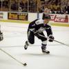 5 Dec 1996:  Leftwinger Rob Zamuner of the Tampa Bay Lightning in action against the Los Angeles Kings during a game at the Great Western Forum in Inglewood, California.  The Lightning defeated the Kings 2-1. Mandatory Credit: Todd Warshaw  /Allsport