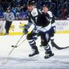 5 Dec 1997:  Leftwinger Rob Zamuner of the Tampa Bay Lightning in action against the Buffalo Sabres during a game at the Marine Midland Arena in Buffalo, New York.  The Sabres defeated the Lightning 4-0. Mandatory Credit: Rick Stewart  /Allsport