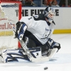 UNIONDALE, NY- JANUARY 2: Center Jason Blake #55 of the New York Islanders goes for the rebound on a stick save by goaltender Sean Burke #1 of the Tampa Bay Lightning during their game at the Nassau Coliseum on January 2, 2006 in Uniondale, New York. (Photo by Andy Marlin/ Getty Images)