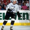 TAMPA, FL - FEBRUARY 10:  Shawn Burr #11 of the Tampa Bay Lightning skates on the ice during an NHL game against the Detroit Red Wings on February 10, 1996 at the Thunderdome in Tampa, Florida.  (Photo by B Bennett/Getty Images)