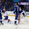 TAMPA, FL - MAY 12: Steven Stamkos #91 of the Tampa Bay Lightning celebrates his goal with Alex Killorn #17 against Carey Price #31 of the Montreal Canadiens in Game Six of the Eastern Conference Semifinals during the 2015 NHL Stanley Cup Playoffs at Amalie Arena on May 12, 2015 in Tampa, Florida. (Photo by Mike Carlson/Getty Images)