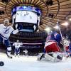 NEW YORK, NY - MAY 24:  Steven Stamkos #91 of the Tampa Bay Lightning celebrates after scoring a goal against Henrik Lundqvist #30 of the New York Rangers during the second period in Game Five of the Eastern Conference Finals during the 2015 NHL Stanley Cup Playoffs at Madison Square Garden on May 24, 2015 in New York City.  (Photo by Bruce Bennett/Getty Images)