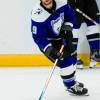 TAMPA, FL - FEBRUARY 5: Tyler Johnson #9 of the Tampa Bay Lightning during the pre-game warm up sporting the reverse retro jersey prior to the game against the Detroit Red Wings during at Amalie Arena on February 5, 2021 in Tampa, Florida. (Photo by Scott Audette /NHLI via Getty Images)