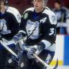 17 Nov 1997:  Defenseman Yves Racine of the Tampa Bay Lightning in action against the Montreal Canadiens during a game at the Molson Center in Montreal, Canada.  The Canadiens defeated the Lightning 4-1. Mandatory Credit: Robert Laberge  /Allsport